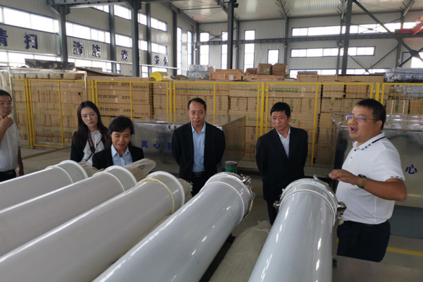 陕西航天建设集团有限公司总经理、党委副书记谢明娟率队赴辽宁一诺环保产业集团开展考察调研工作